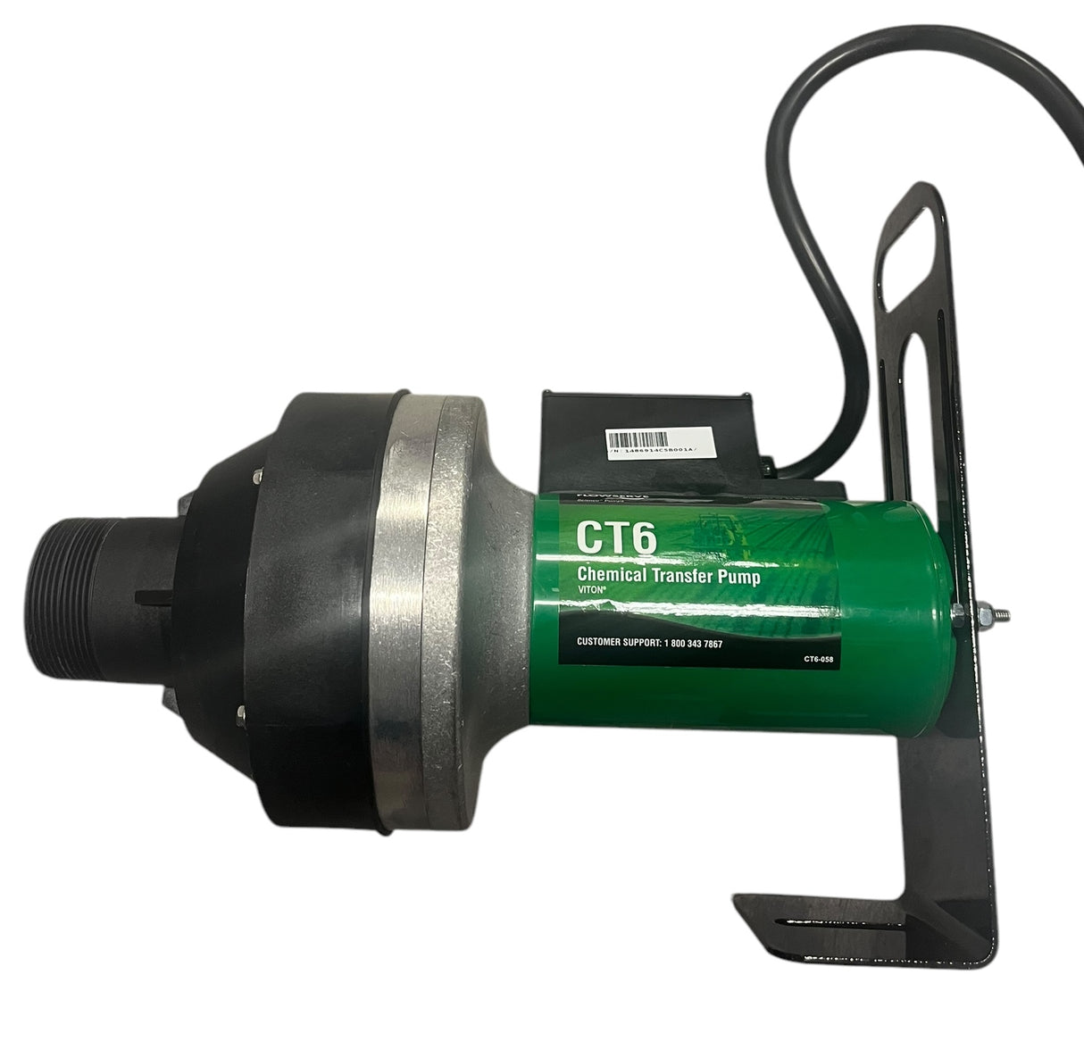 Flowserve 12 Volt CT6 Viton Chemical Pump and Bracket - CT6-1V5BA-001