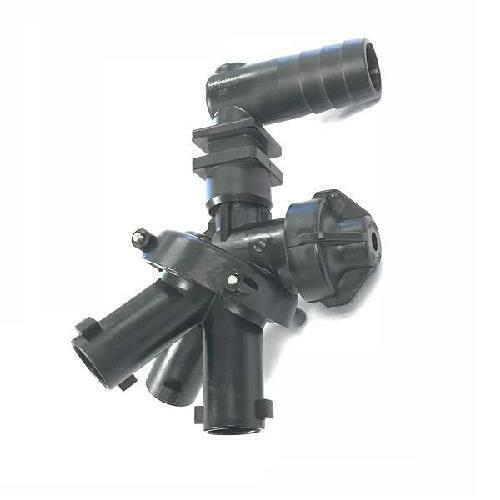 TeeJet Triple Nozzle Body With 1/2 Inch Hose Barb Elbow - 24230A-1-540-NYB