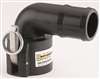 Banjo 90 Degree Poly Cam Lever Elbow 2" Female Coupler X 2" Hose Shank - 200C90