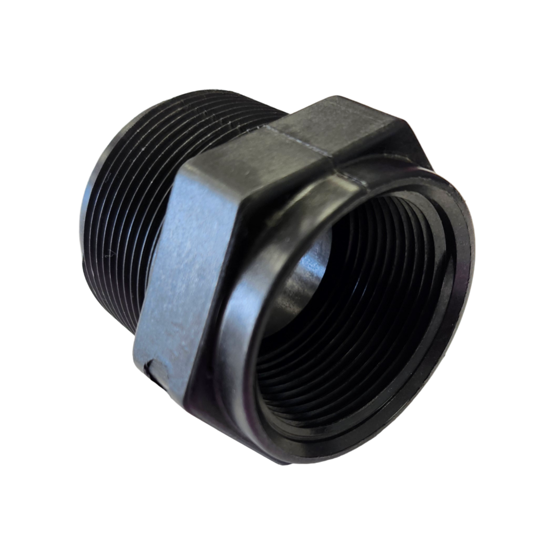 Banjo Poly Pipe Reducer Bushing 1-1/2" MPT X 1-1/4" - RB150-125