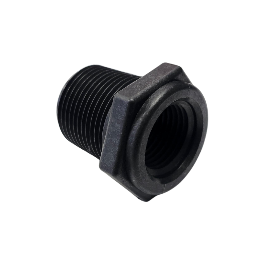 Banjo Poly Pipe Reducer Bushing 3/4" MPT X 1/2" FPT - RB075-050