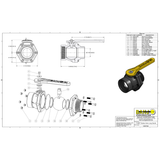 Banjo Corporation 3 Inch Stubby Valve With Long Handle - VSMT300