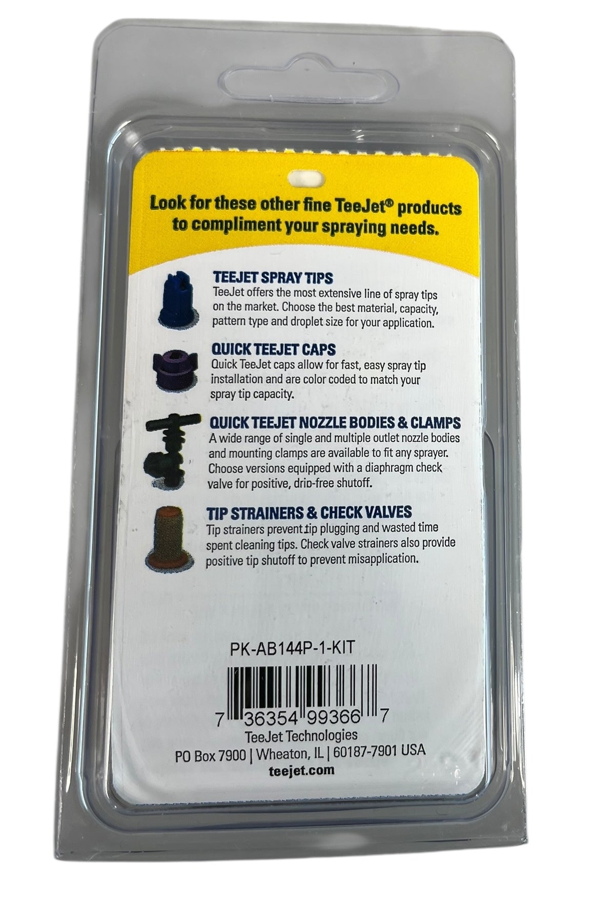 TeeJet Repair Kit For AA144P Electric Solenoid DirectoValve - PK-AB144P-1-KIT