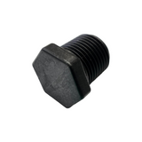 Banjo Reinforced Black Poly Pipe Plug 1/2" MPT - PLUG050