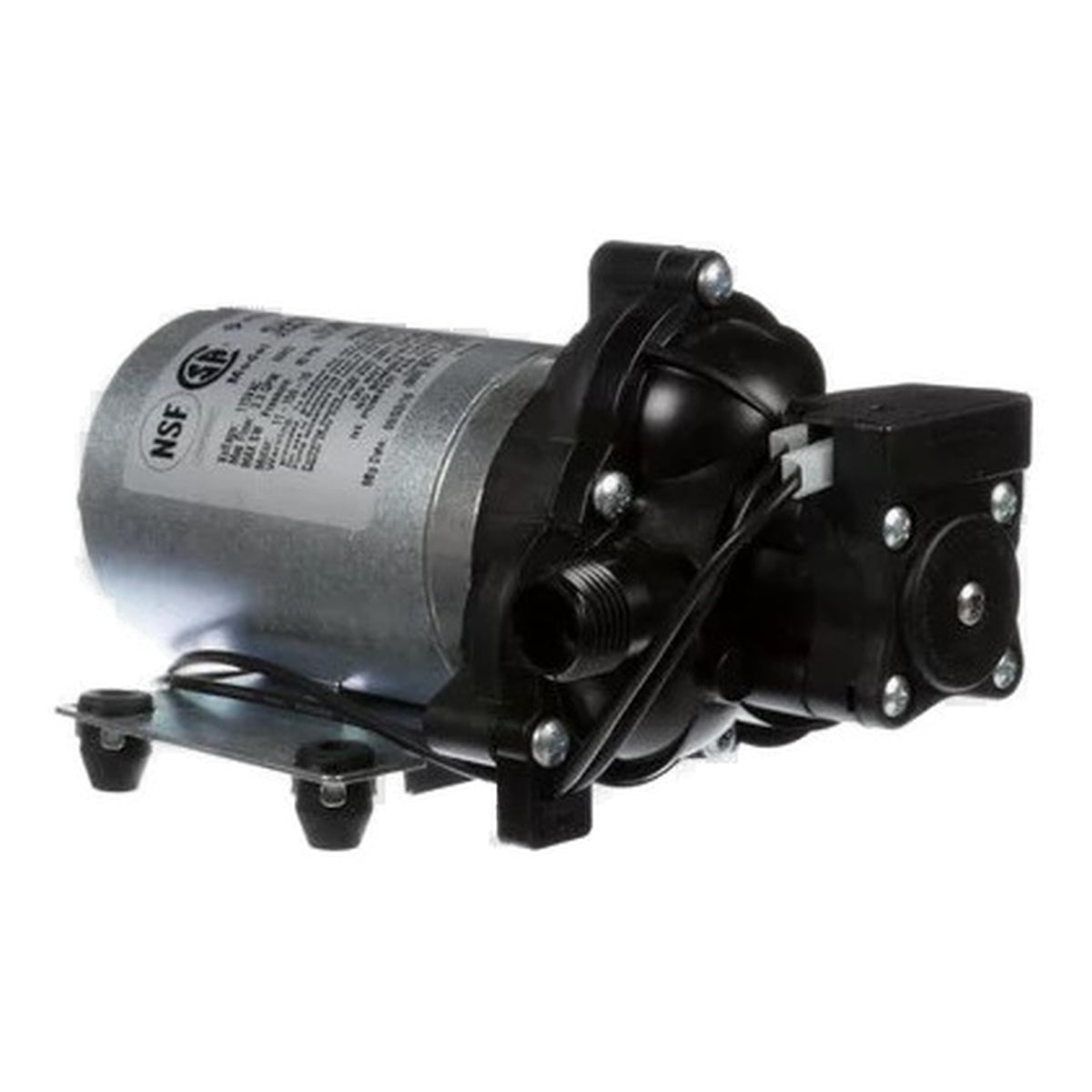 Shurflo Auto Demand Diaphragm Pump 115V Max 3.3 GPM 45 PSI Switch - 2088-594-154BX