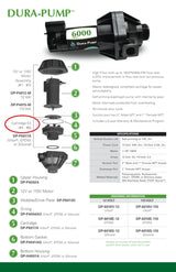Dura Products EDPM AG Cartridge Kit For 6000 Series Pump - DP-P6017A-E