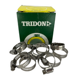 Ideal Micro Gear Stainless Steel Clamps SAE 10 1/2" - 1-1/16", 10 Pack - 350-010