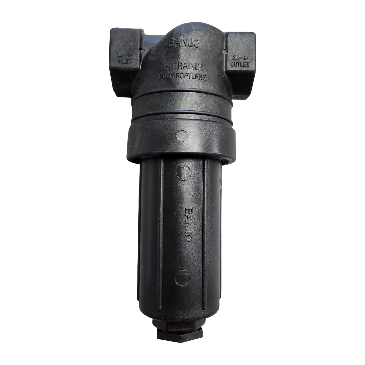 Banjo Poly T Strainer with 50 Mesh Screen 1-1/4" FNPT - LST125-50