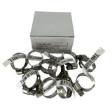 Apache Hose Micro Worm Gear Stainless Clamp 5/16" to 7/8" Box of 10 - 48017001