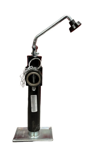 Northfield 10in Top Wind Round Trailer Jack, 2000 LB Capacity - RD200-TWS-TMR-PZ