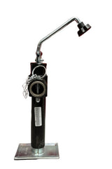 Northfield 10in Top Wind Round Trailer Jack, 2000 LB Capacity - RD200-TWS-TMR-PZ