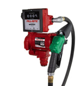 Fill Rite 20 GPM 115 Volt Cast Iron Fuel Transfer Pump With Meter, Hose, And 1" Nozzle - FR711VA