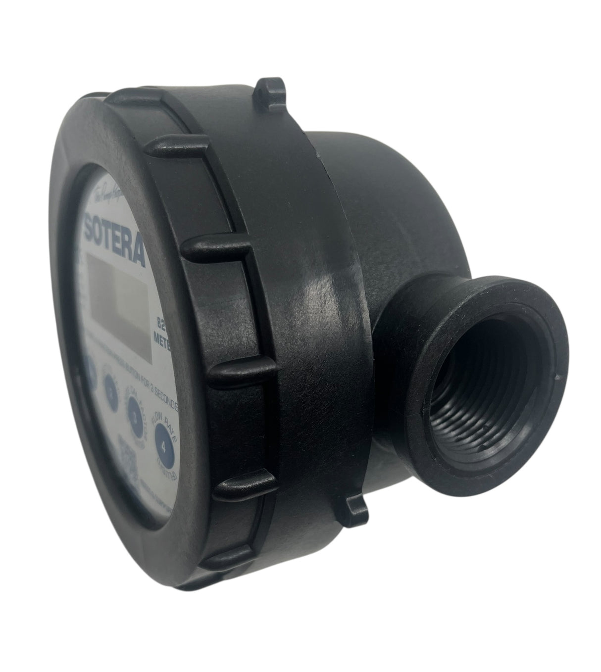 Sotera Poly Digital Chemical Transfer Nutating Disc Flow Meter 1" FNPT 2-20 GPM - 825