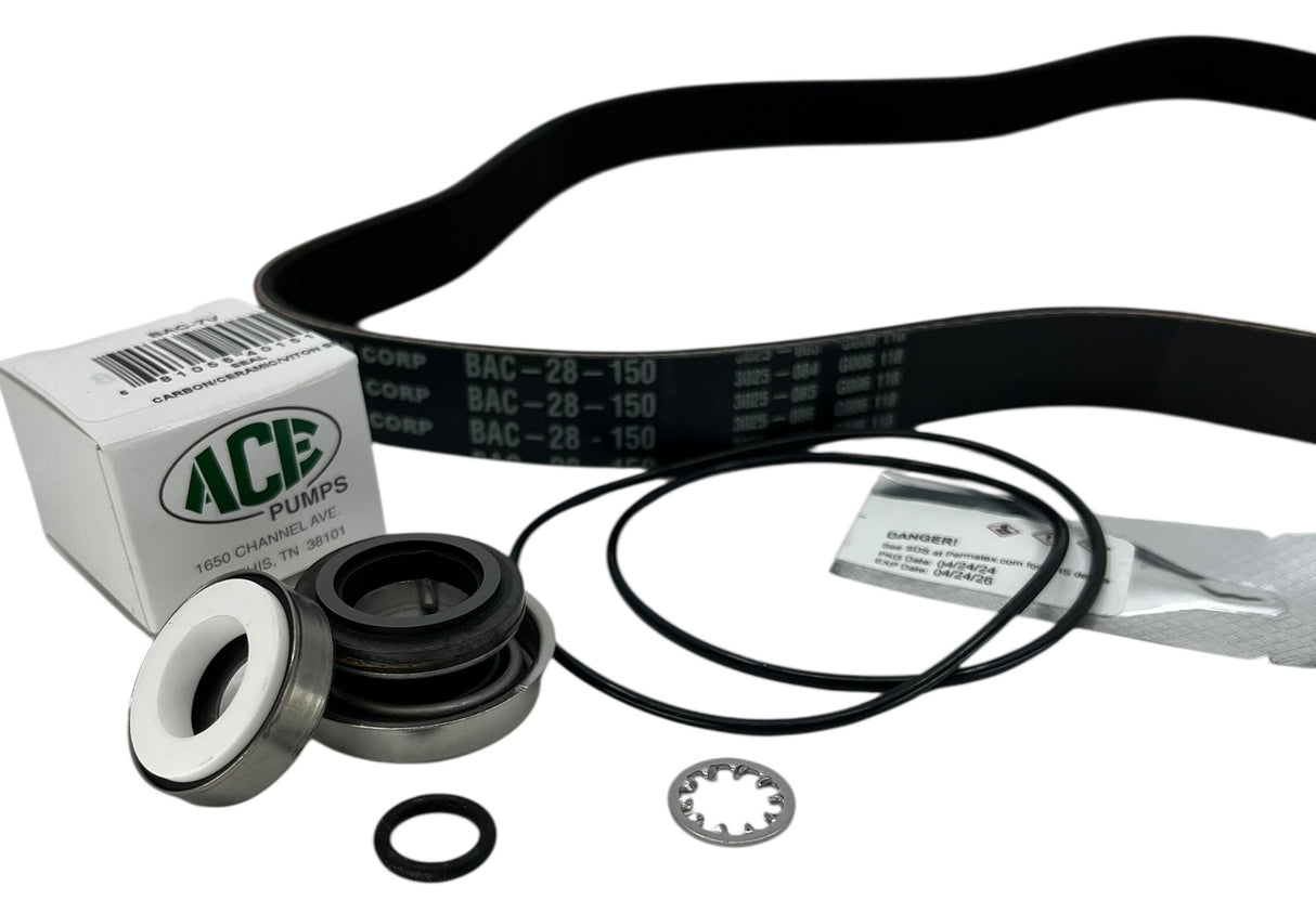 Ace Pumps Repair Kit for Belt Driven Centrifugal PTOC-150-600 Series Pump - RK-PTOC-150-600