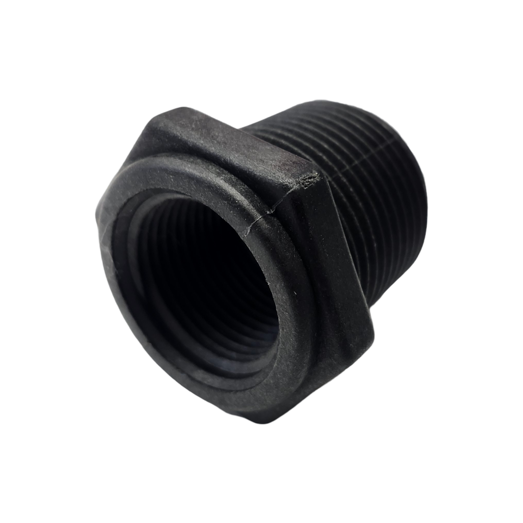 Banjo Poly Pipe Reducer Bushing 1" MPT X 3/4" FPT - RB100-075