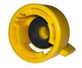 TeeJet Turbo TwinJet Yellow Polymer Nozzle Assembly with Cap - TTJ60-11002VP-CE