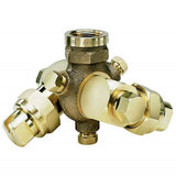 TeeJet Double Swivel Spray Nozzle With Off-Center Spray Tips - 4418-3/4-2TOC10