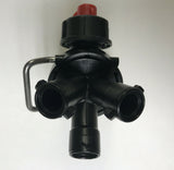 Hypro Turret Style Triple Nozzle Body for 1" Wet Boom, Diaphragm Check - 4012767