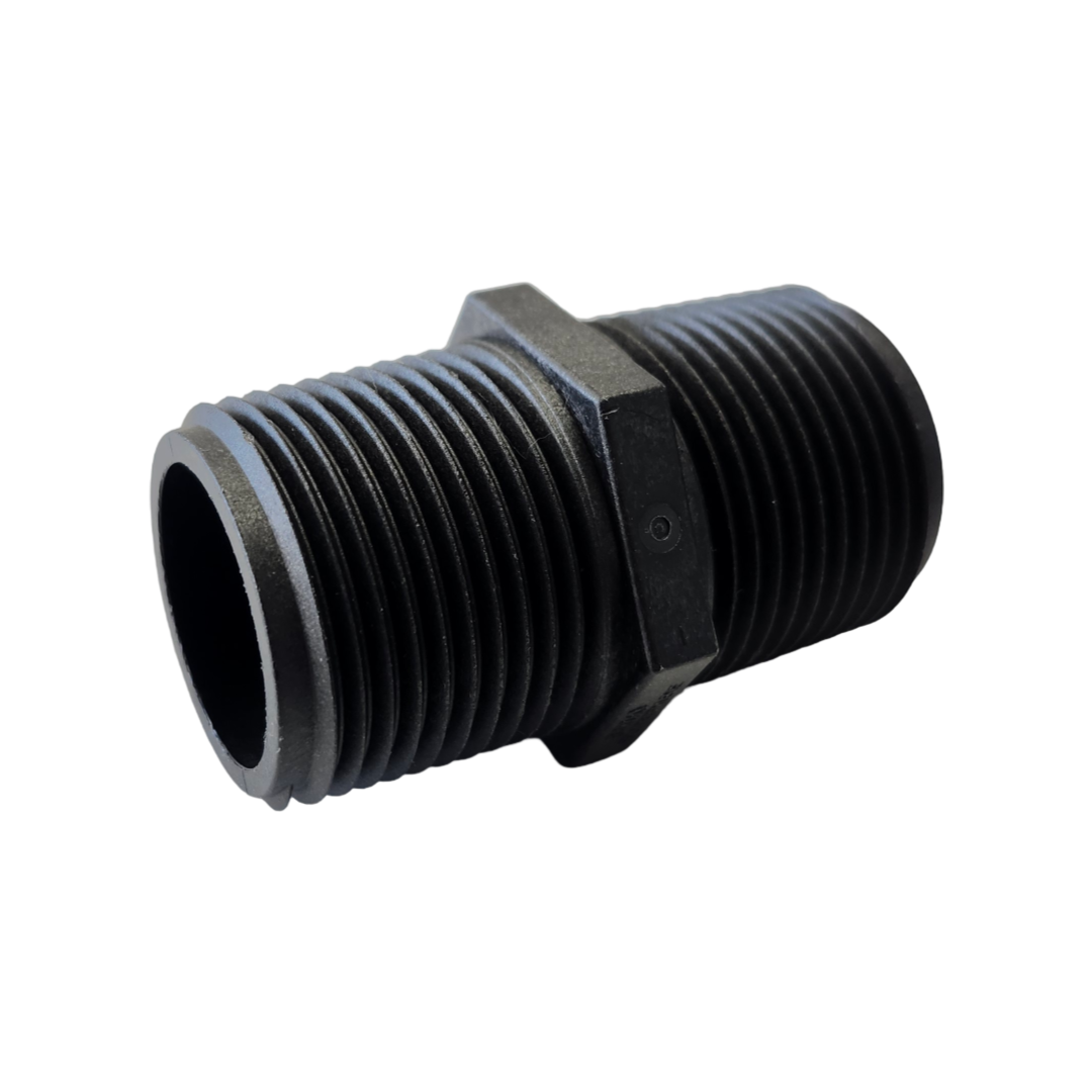 Banjo Short Poly Nipple Pipe Fitting 1" NPT - NIP100-SH