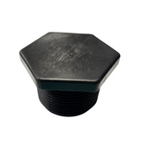 Banjo Reinforced Black Poly Pipe Plug 1-1/4" MPT - PLUG125