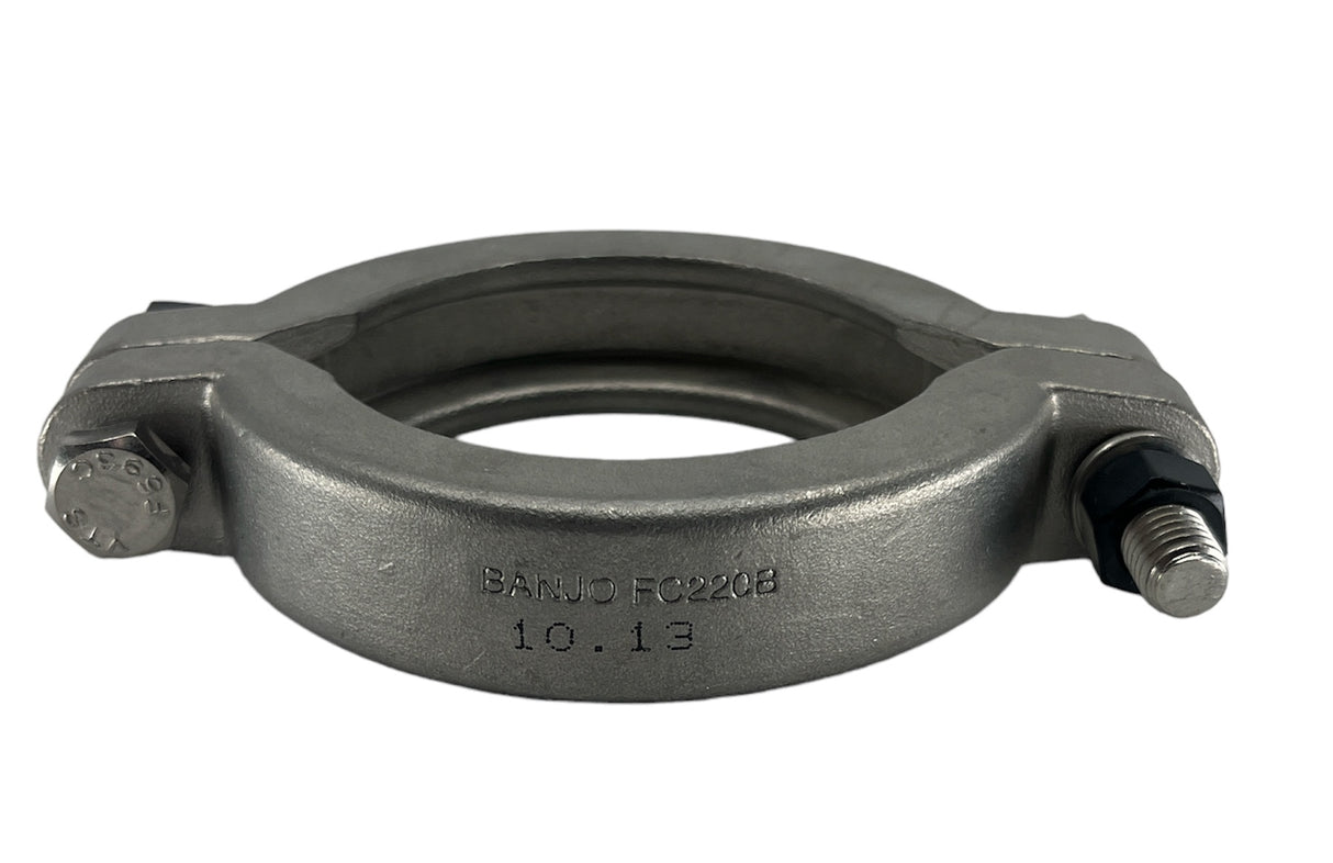 Banjo 2 Inch Full Port Stainless Steel Bolted Manifold Flange Clamp - FC220B