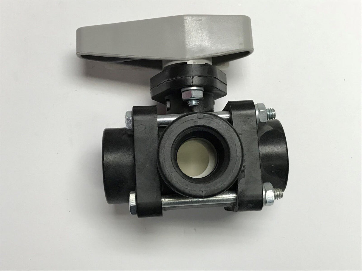 TeeJet 3 Way Manual Ball Valve 3/4" - AA344M-3-3/4-PP