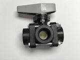 TeeJet 3 Way Manual Ball Valve 3/4" - AA344M-3-3/4-PP