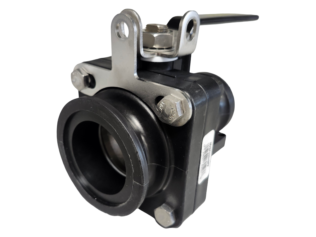 TerreMax Manifold Flange Stainless Ball Valve 220 Flange X 2" Male - MVSF220HSFP