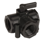 Banjo Side Load Poly Micro Valve 1/2" Female NPT - LV050SLV