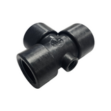 Banjo Poly Tee Fitting with Gauge Port 1" FNPT - TEG100