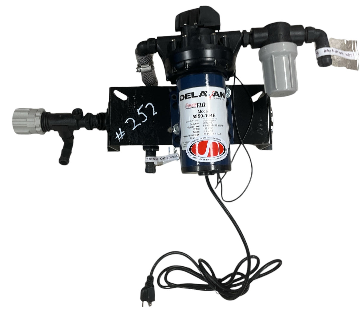 Simpson Farm Grain Applicator Kit With 115 Volt Pump, Fittings, and Nozzles - GA5