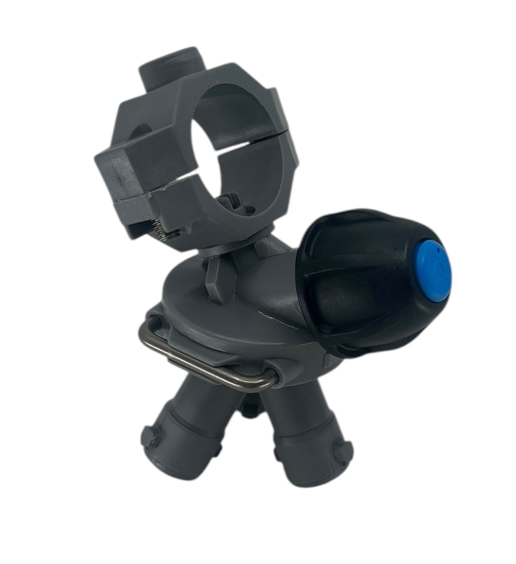 Hypro Poly Wet Boom Hinged Clamp Triple Nozzle Body 1" Blue Check - 4012265P