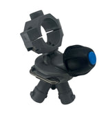 Hypro Poly Wet Boom Hinged Clamp Triple Nozzle Body 1" Blue Check - 4012265P