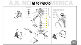 AR North America Regulator Repair Kit for GI40 Control Units - AR1757