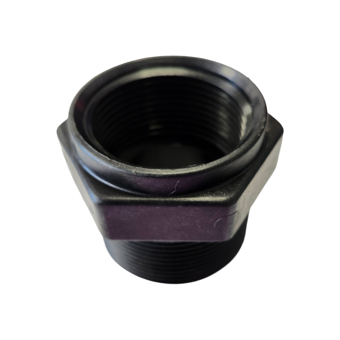 Banjo Poly Pipe Reducer Bushing 1-1/2" MPT X 1-1/4" - RB150-125