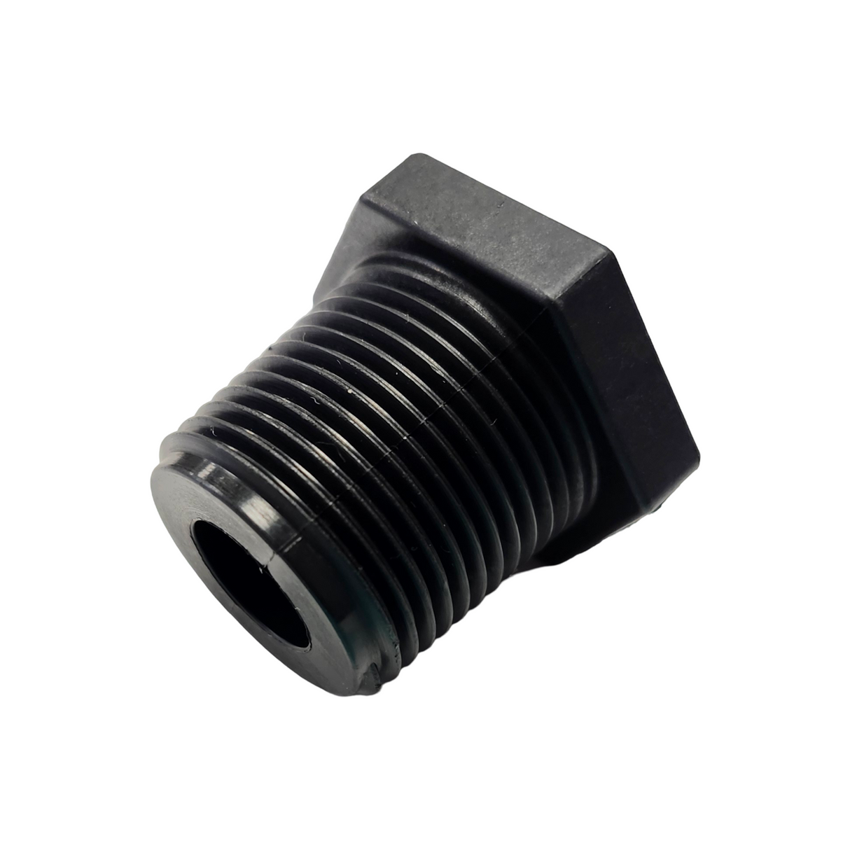 Banjo Reinforced Black Poly Pipe Plug 3/4" MPT - PLUG075