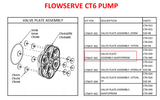 Flowserve CT6 Pump Santoprene Valve Plate Assembly - CT6KIT-303