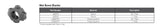 Hypro Nylon Wet Boom Closed Clamp Blank For 1" Pipe - 400069