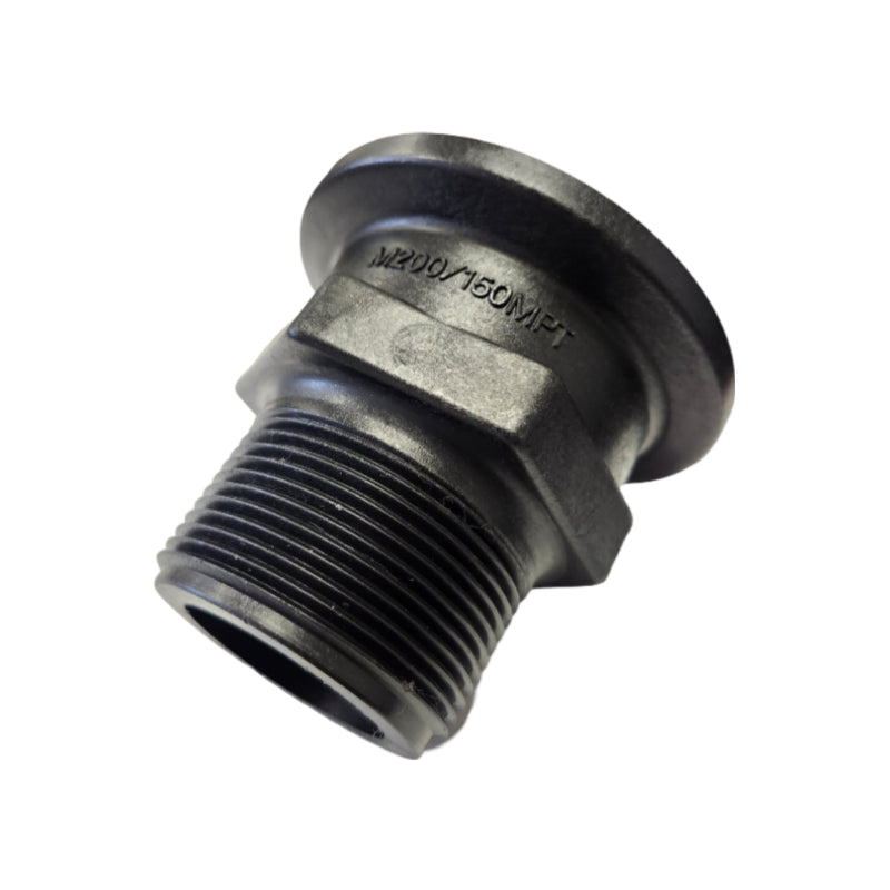 Banjo Hose Pipe Fitting Adapter 2" Flange X 1-1/2" Male Thread - M200150MPT