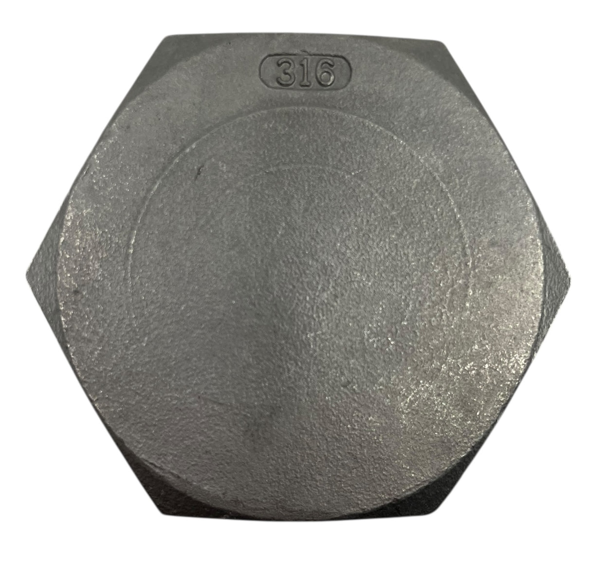 Hypro Stainless Steel Hex Plug Fitting 2" MNPT - 7F200