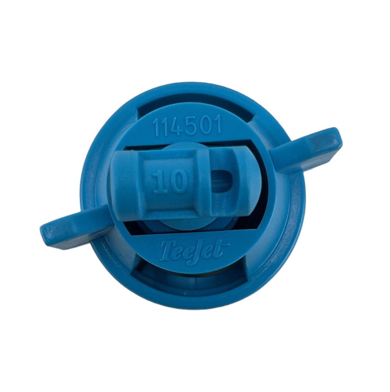 TeeJet Turbo Wide Angle Flat Spray Tip, Cap & Gasket, Light Blue