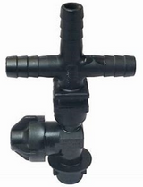 TeeJet Triple Shank Diaphragm Check Valve Nozzle Body 1/2" - 19351-213-540-NYB