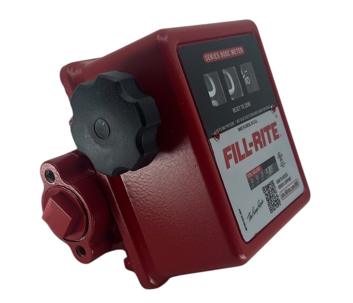 Fill Rite 5 to 20 GPM 3 Digit Mechanical Fuel Transfer Meter 1" FPT (Gallons) - 807C1