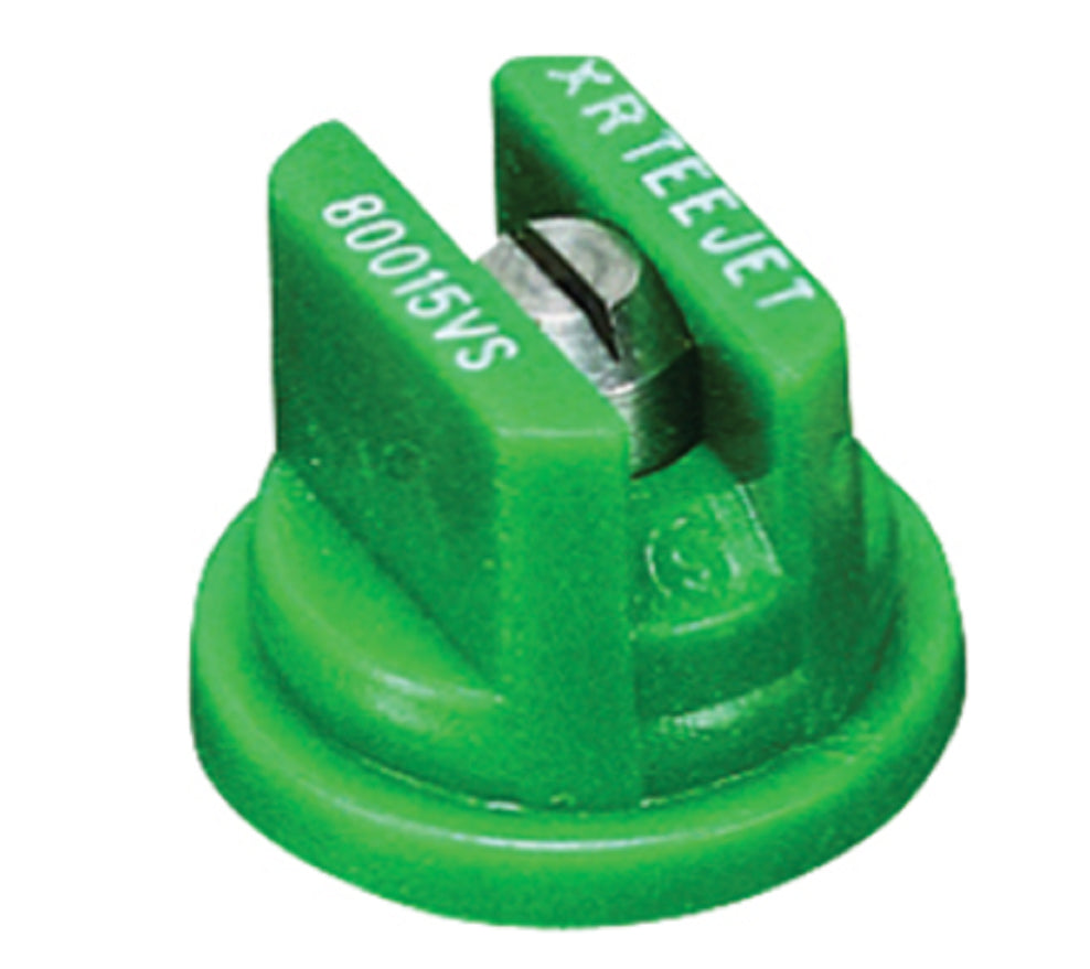Teejet Stainless Extended Range Flat Spray Tip, Green - XR80015VS