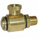J.E. Adams High Pressure 90 Degree Boom Brass Swivels - 3/8 MPT x 3/8 FPT - 7030