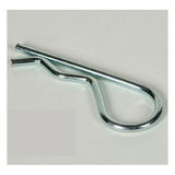 Double HH Clear Zinc Plated Hitch Pin Clips For 17/64 Hole - 60886