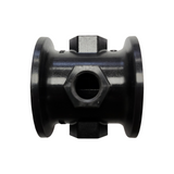 Banjo 2 inch Full Port Flanged Coupling with 1/2" Gauge Ports - M220CPG3G