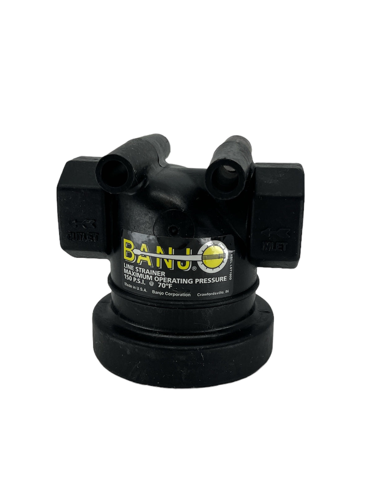 Banjo Polypropylene T Strainer Head with Mounting Lugs 3/4" - LST075-HML