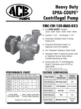 Ace Pumps 12 Volt Magnetic Clutch and Pump Combo For Spra Coupe 3XXX/4XXX - FMCSC-CW-150-MAG-DX3