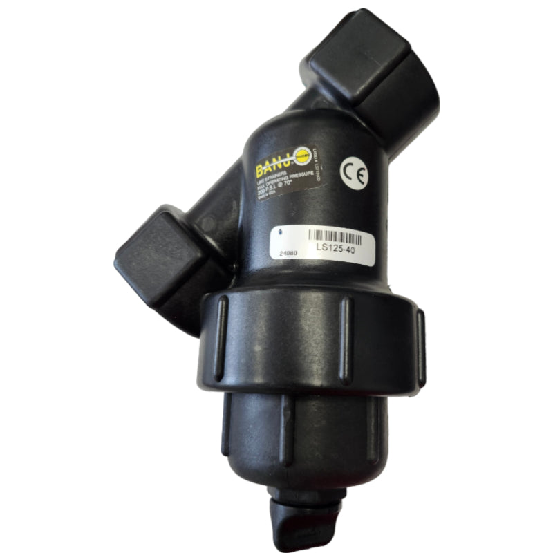 Banjo Y Strainer with 40 Mesh Stainless Steel Screen 1-1/4" X 1-1/4" - LS125-40